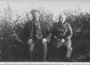 2) Carl Alfred Jonsson og hans kone Marie Helene, boede på deres gamle dage i Hjerting Skov